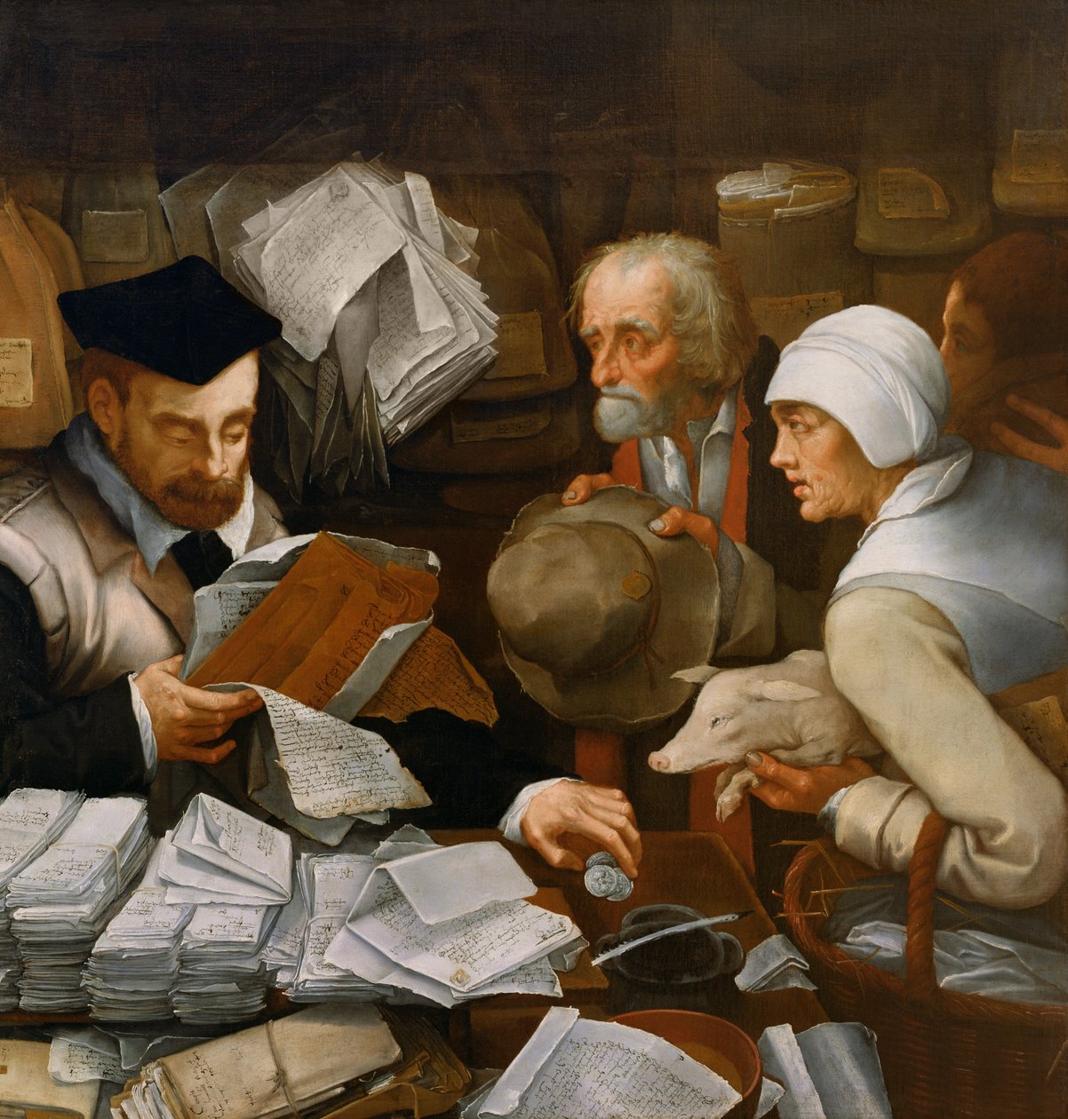 Skatteopkræveren, 1543 af Paul De Vos