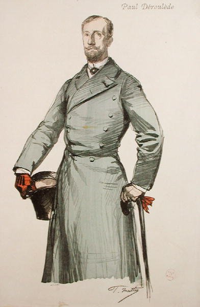 Portræt af Paul Deroulede (1846-1914) fra Revue Illustree, graveret af Boileau af Paul after Mathey