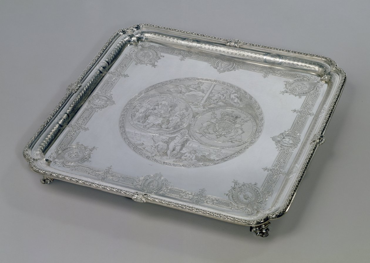 The Walpole Salver, 1728 (sølv) af Paul de Lamerie