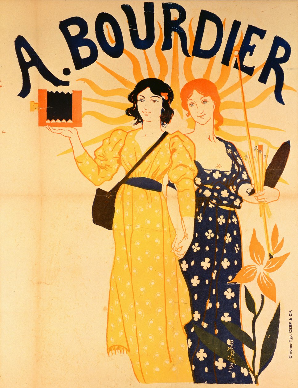 Annonce for Bourdier-kameraer af Paul Emile Mangeant