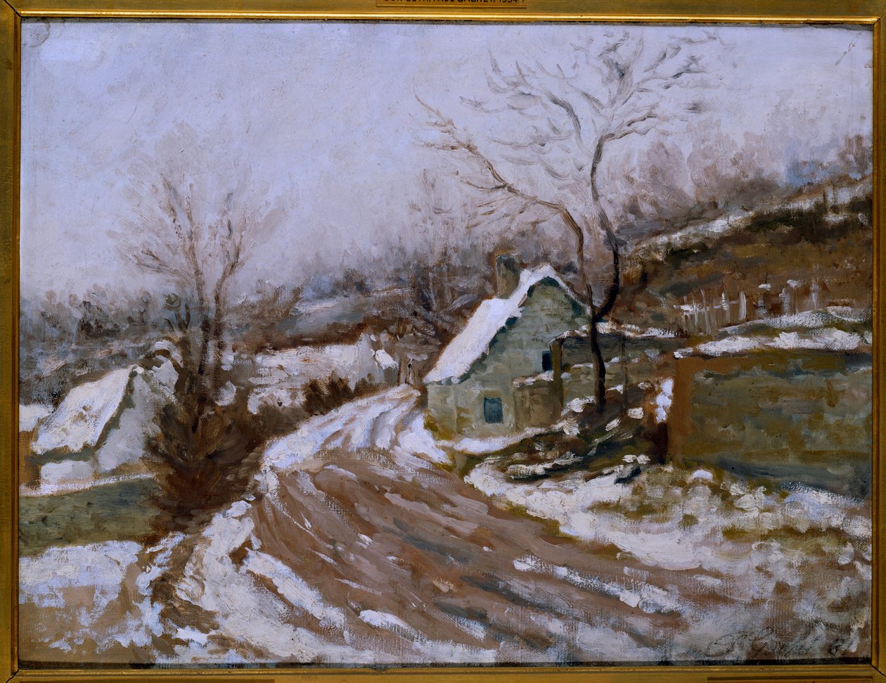 Den gamle vej ved Auvers-sur-Oise (Auvers sur Oise) Maleri af Paul Van Ryssel (1826-1909) 1881 Søn. 0,4x0,54 m Paris, Orsay Museum af Paul  Gachet