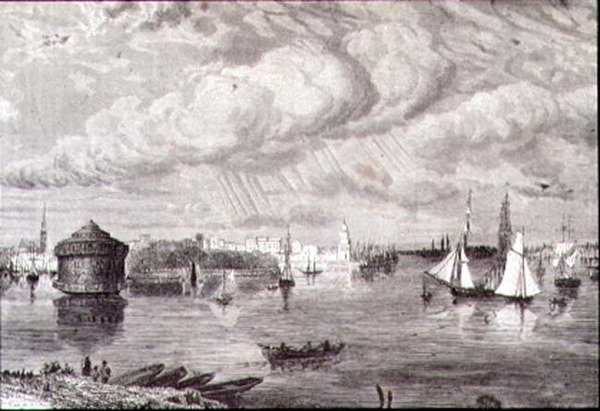 New York Harbor i 1860