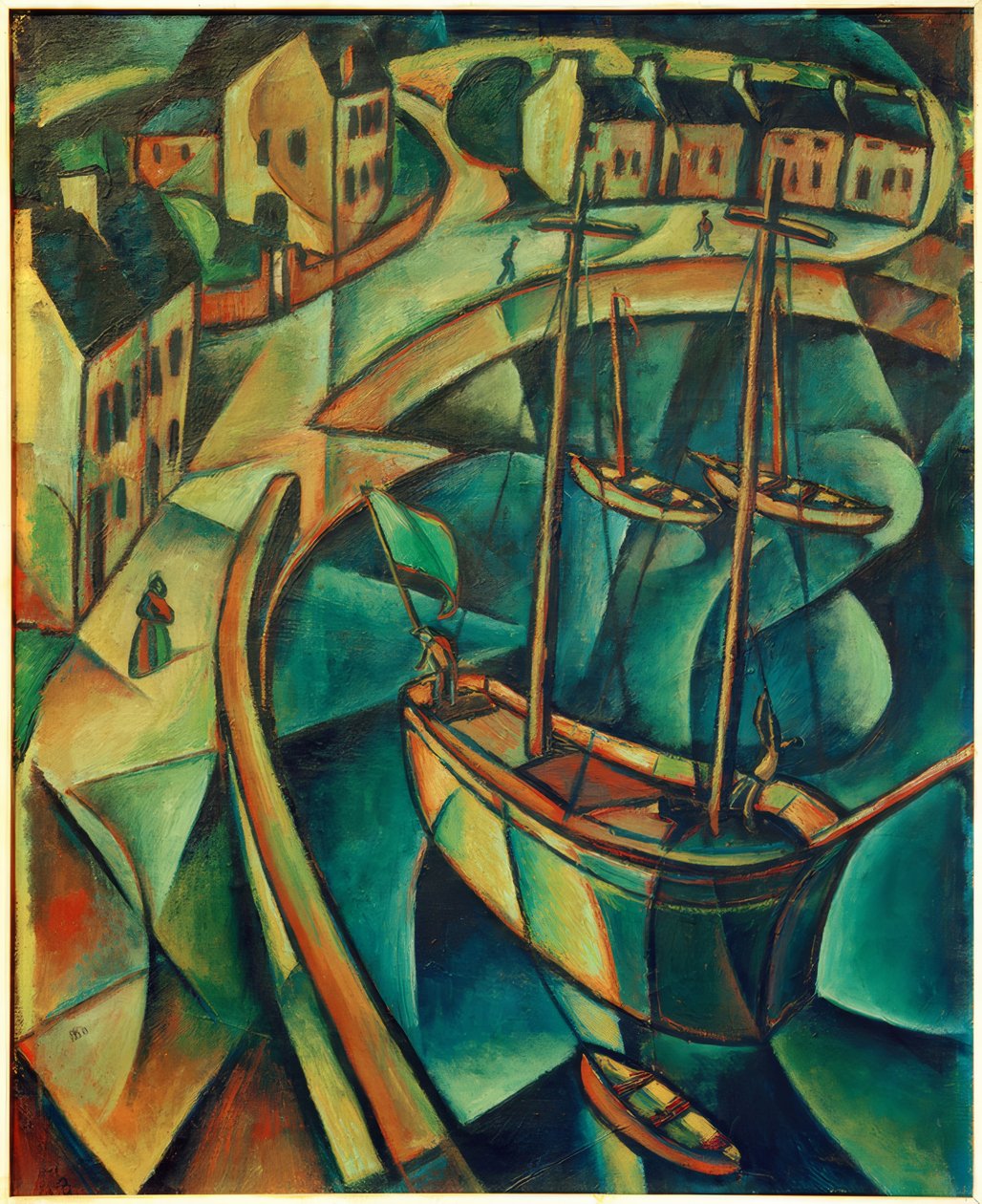 Havnebassin (Die Bütt) af Paul Adolf Seehaus