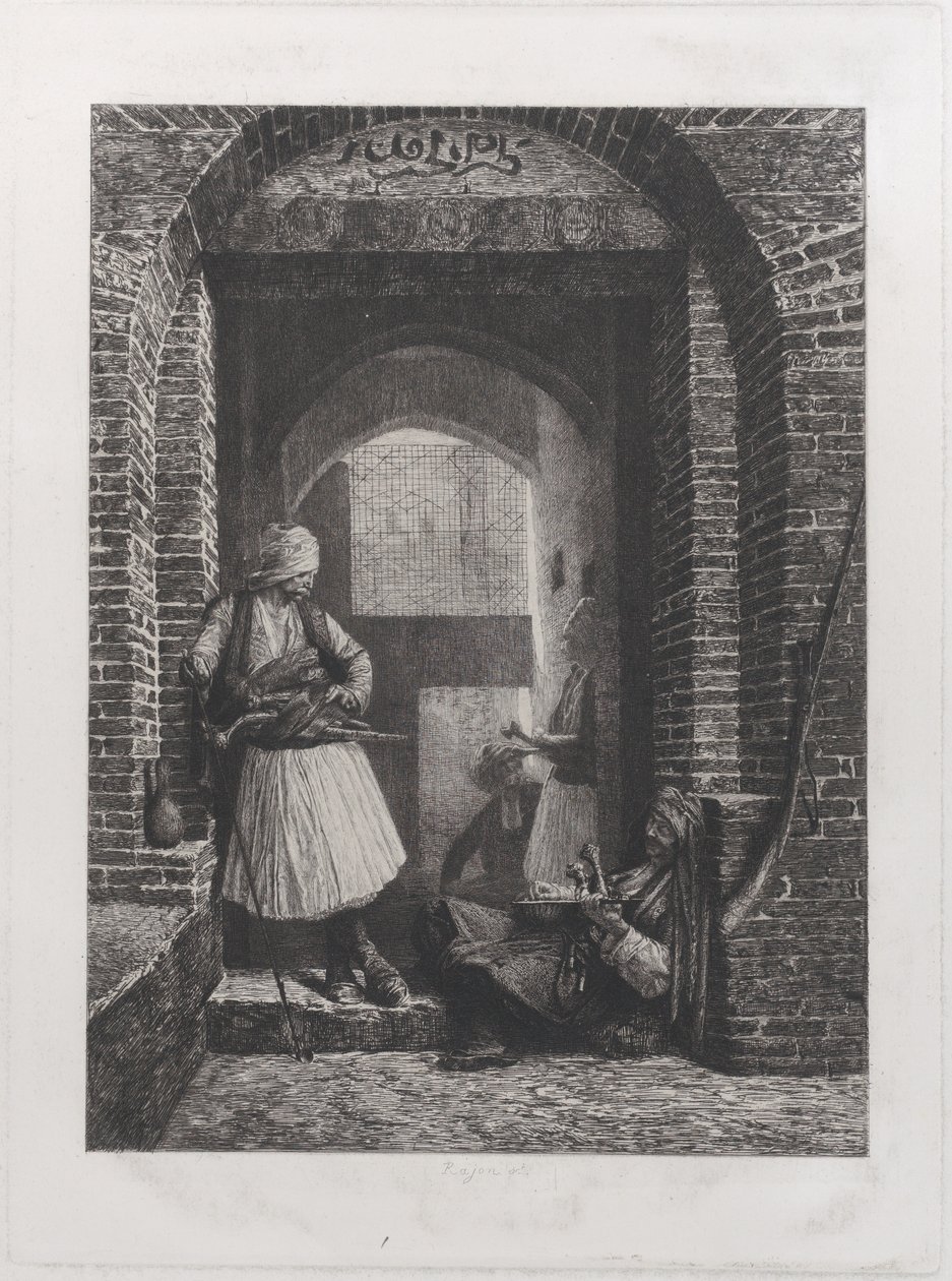 Arnaut Guardhouse i Kairo, 1868., 1868. af Paul Adolphe Rajon