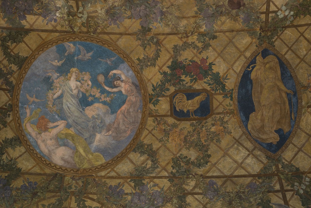 Måneder i den revolutionære kalender: Floréal, mellem 1909 og 1910 (arkitektonisk udsmykning) af Paul Albert Baudouin