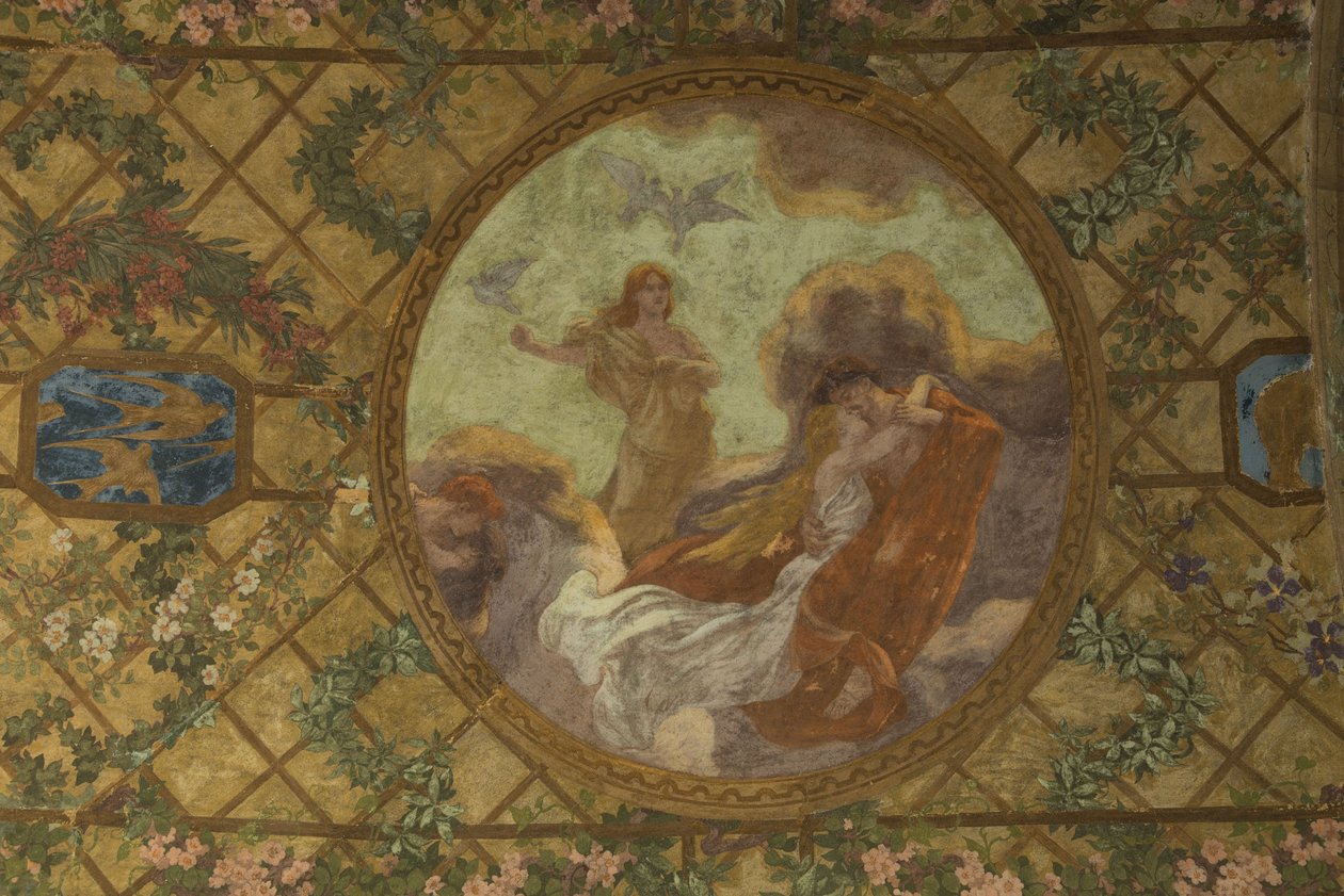 Måneder i den revolutionære kalender: Germinal, mellem 1909 og 1910 (arkitektonisk udsmykning) af Paul Albert Baudouin