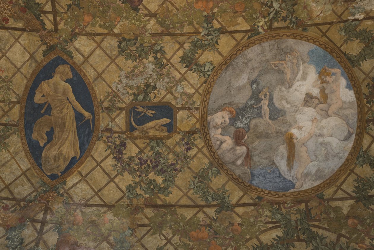Månederne i den revolutionære kalender: Thermidor, mellem 1909 og 1910 (arkitektonisk udsmykning) af Paul Albert Baudouin