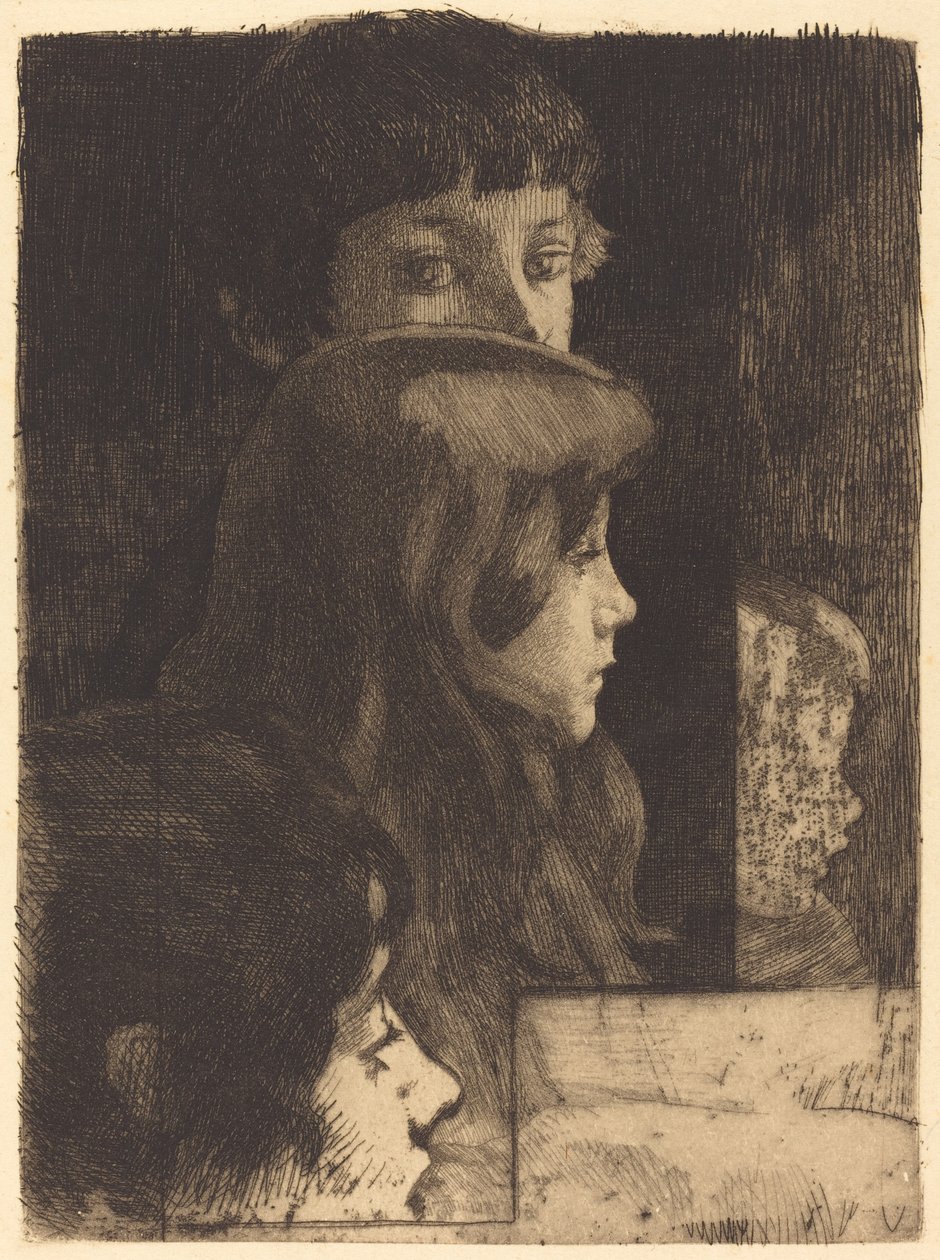 En familie En familie, 1890. af Paul Albert Besnard