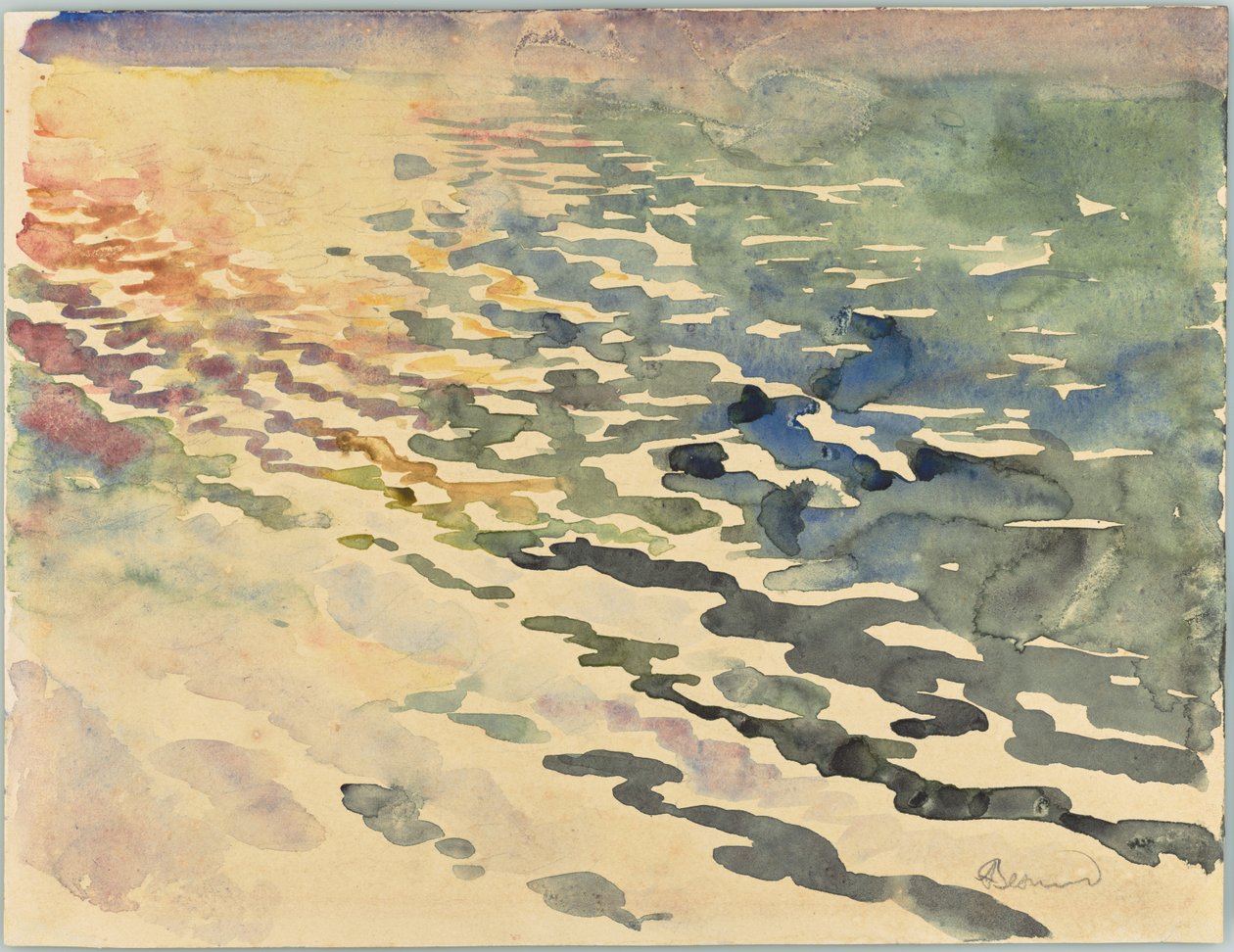 Et studie af bølger af Paul Albert Besnard
