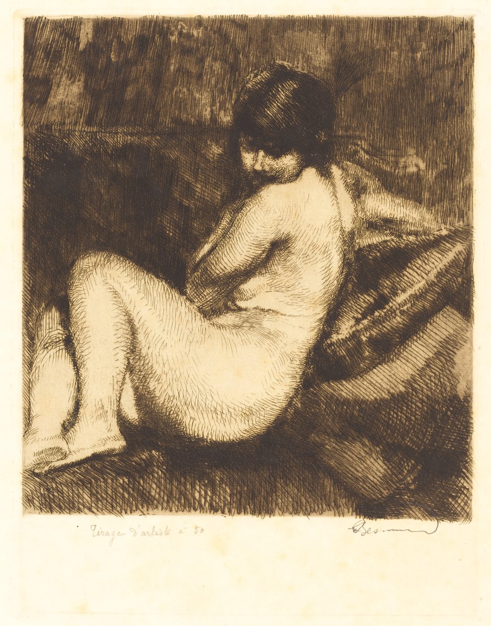 The Feathered Turban The Feathered Turban, 1901. af Paul Albert Besnard