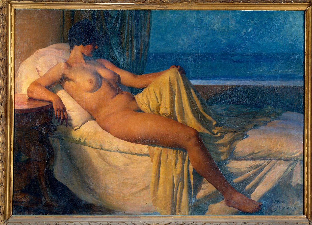 Didon. Maleri af Paul Albert Laurens (1870-1934), 20. århundrede. Olie på lærred. Mål: 1,45 x 2,09 m. Paris, Musee Du Pete Palais af Paul Albert Laurens