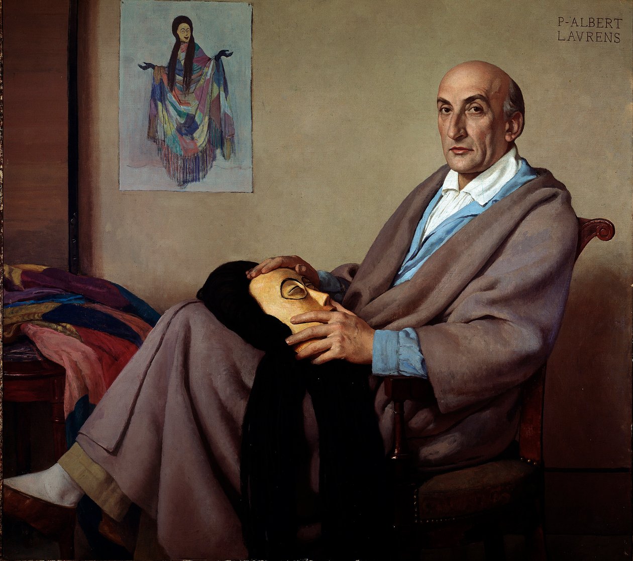 Portræt af instruktør og teatermand Jacques Copeau (1879-1949) af Paul Albert Laurens