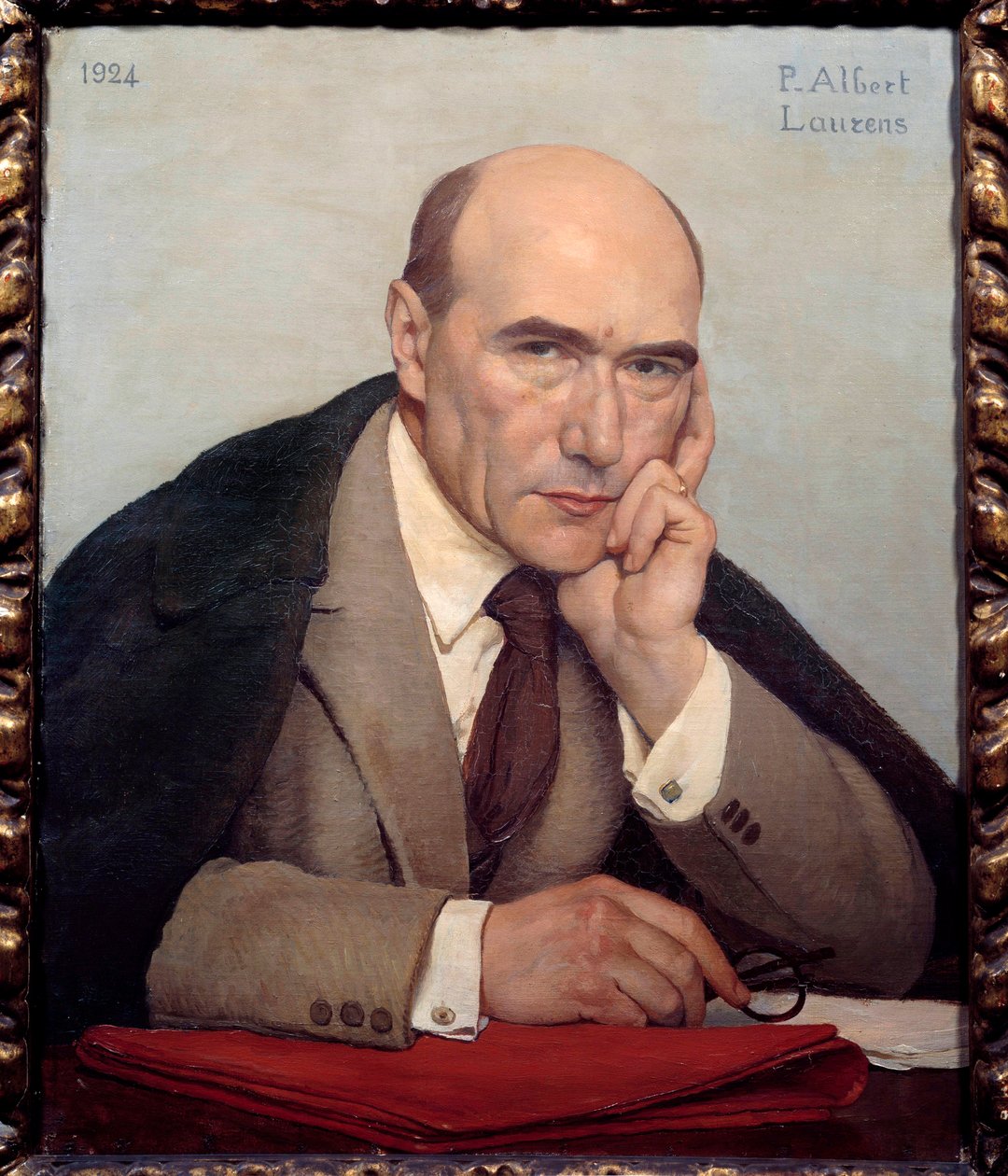 Portræt af den franske forfatter Andre Gide (1869-1951) af Paul Albert Laurens