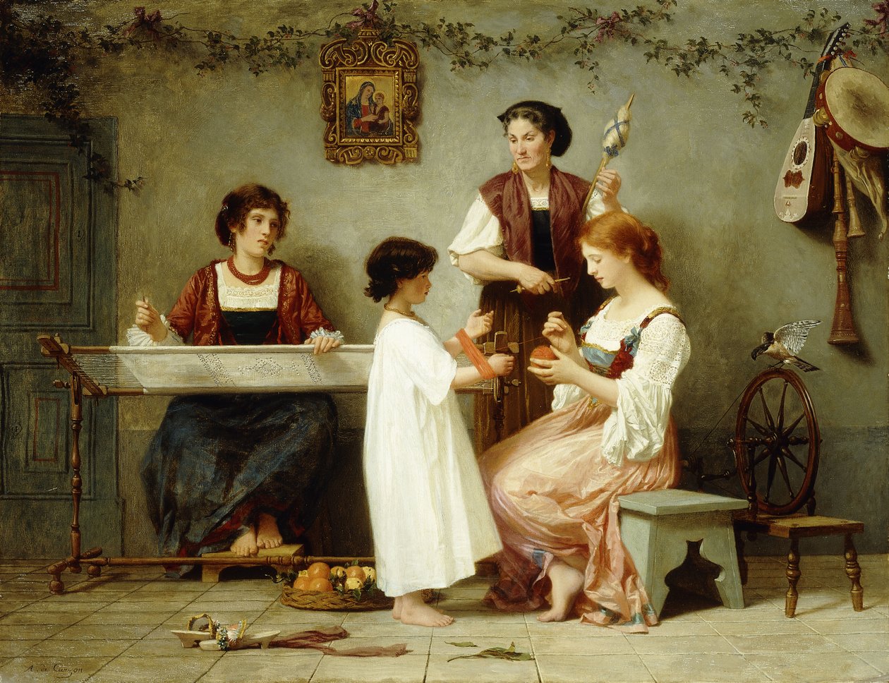 Eftermiddags tidsfordriv, af Paul Alfred de Curzon