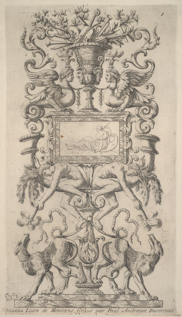 Ornamental design af Paul Androuet Du Cerceau
