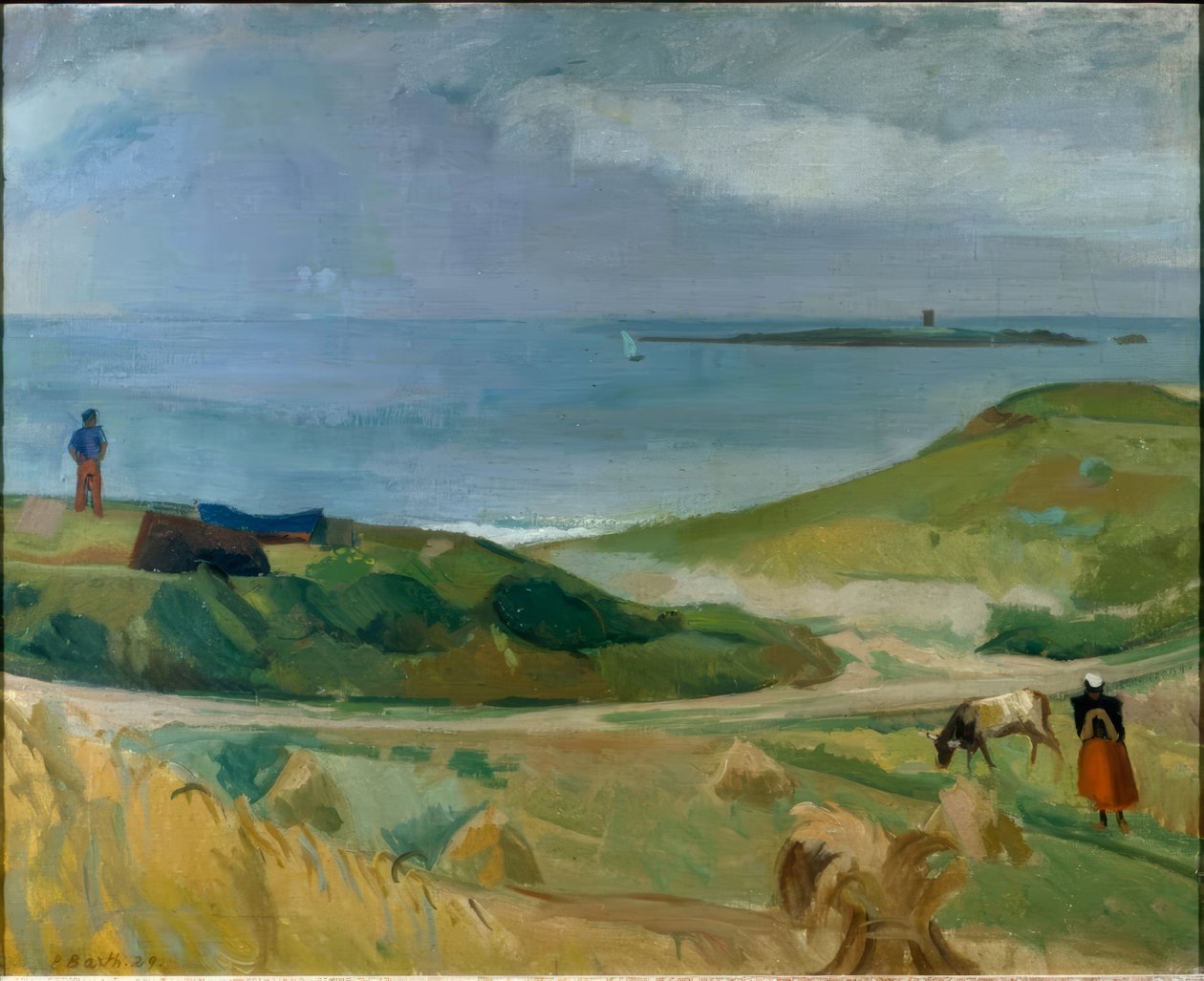 Øen Porquerolles af Paul Basilius Barth