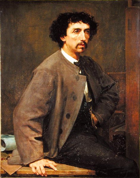 Charles Garnier (1825-98) 1868 (olie på lærred) af Paul Baudry