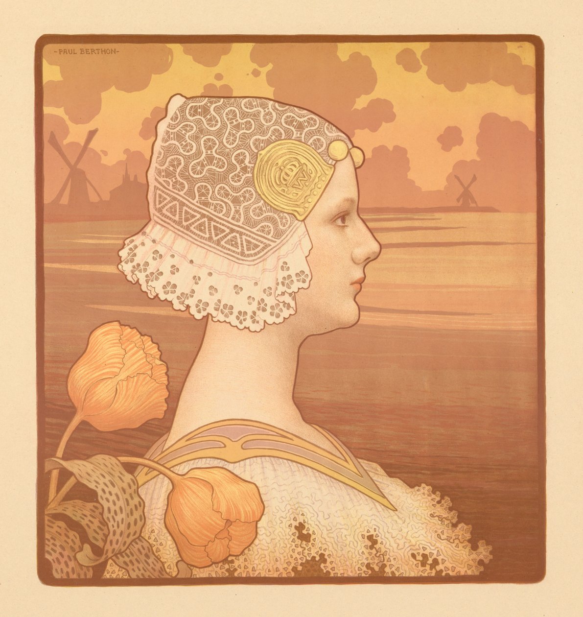 Hendes Allernådigste Majestæt Dronning Wilhelmina Hendes Allernadigste Majestæt Dronning Wilhelmina, 1901. af Paul Berthon
