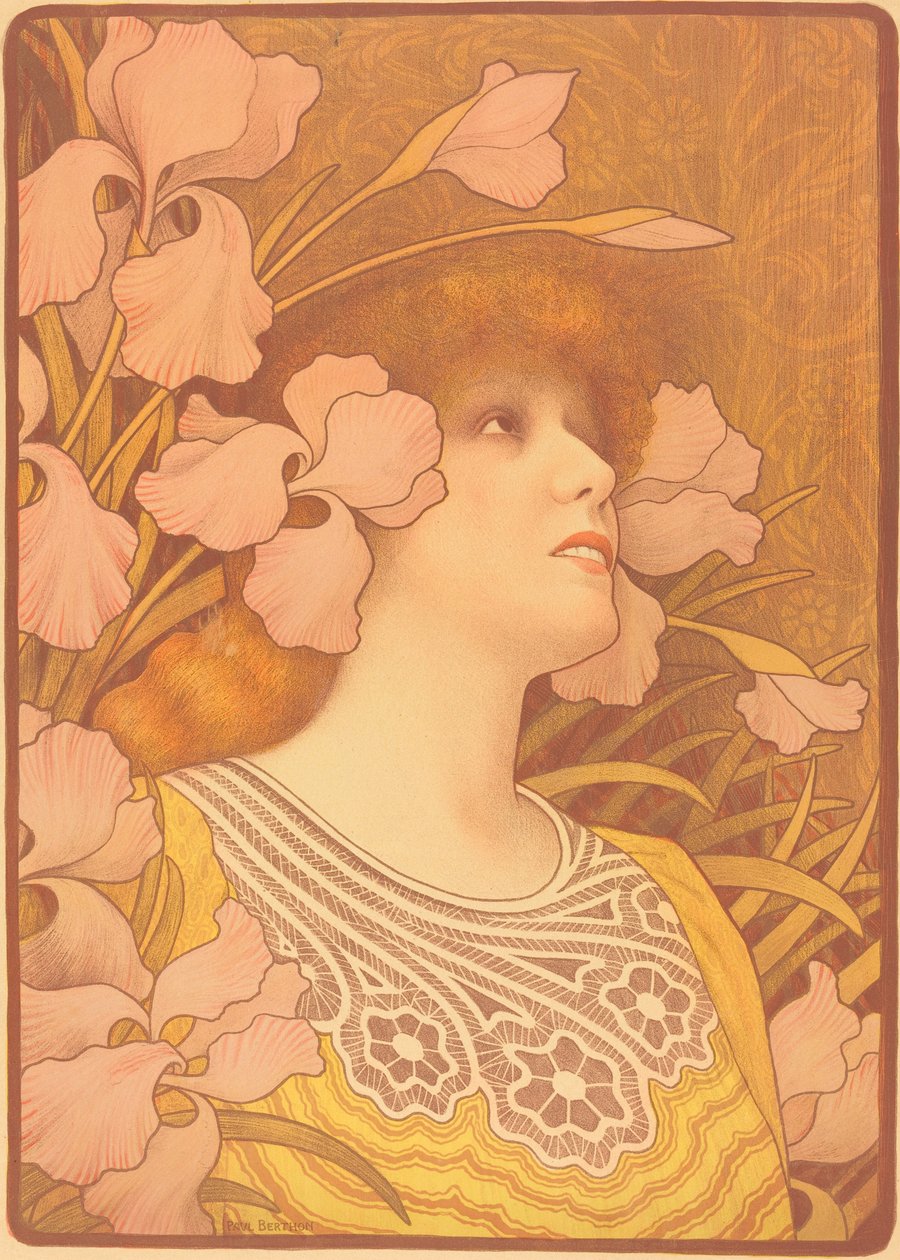 Sarah Bernhardt som Melisande af Paul Berthon