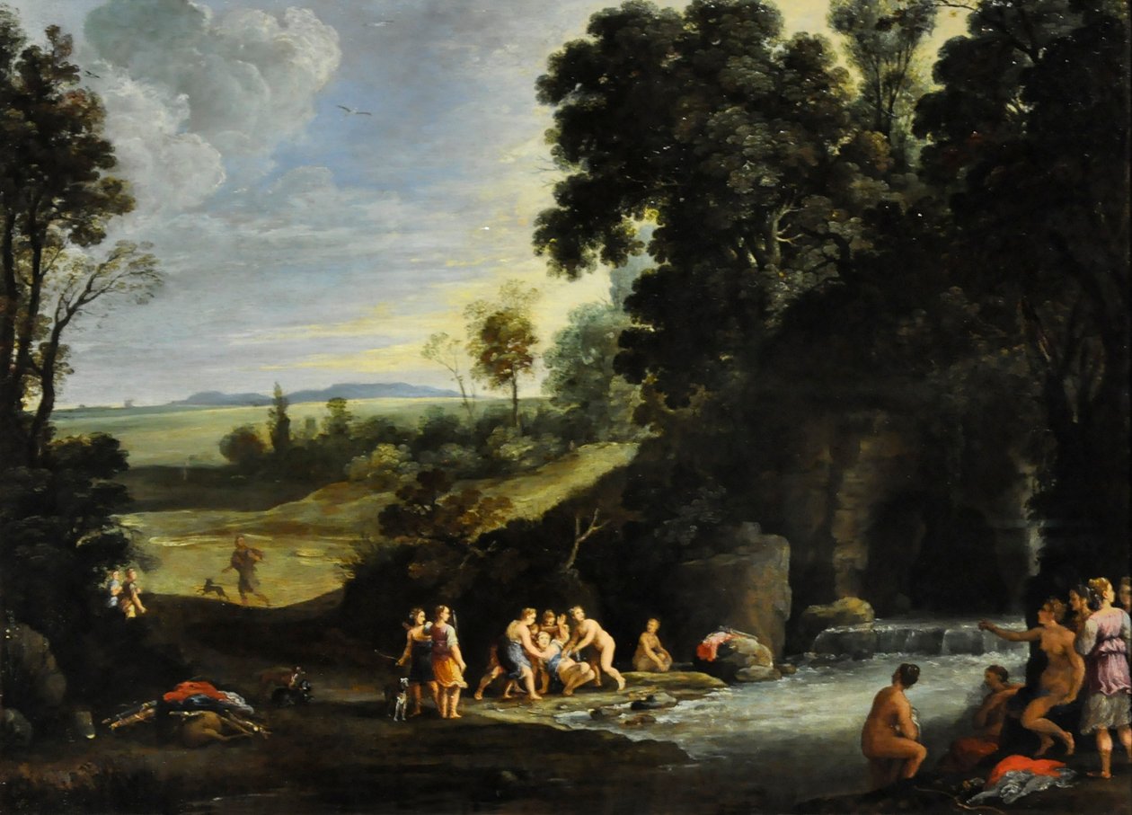 Diana og Callisto af Paul Bril