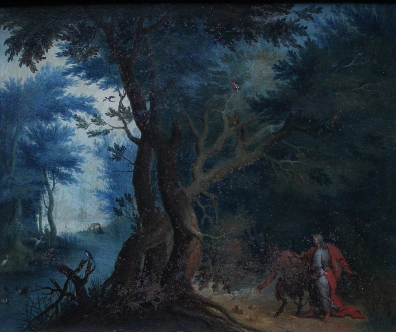 Kristus bliver fristet af Satan af Paul Bril