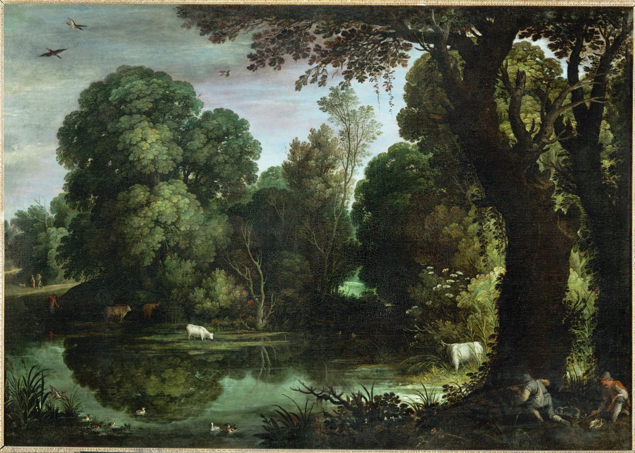 Chasse aux canards - En andejagt ... af Paul Brill or Bril