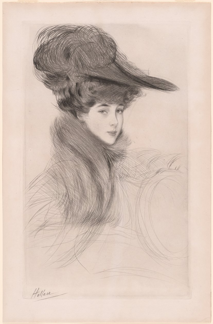 Consuelo Vanderbilt af Paul Cesar Helleu