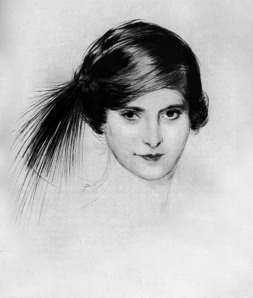 Helena Rubinstein portræt fra magasinet "Le theatre" maj 1912 af Paul Cesar Helleu