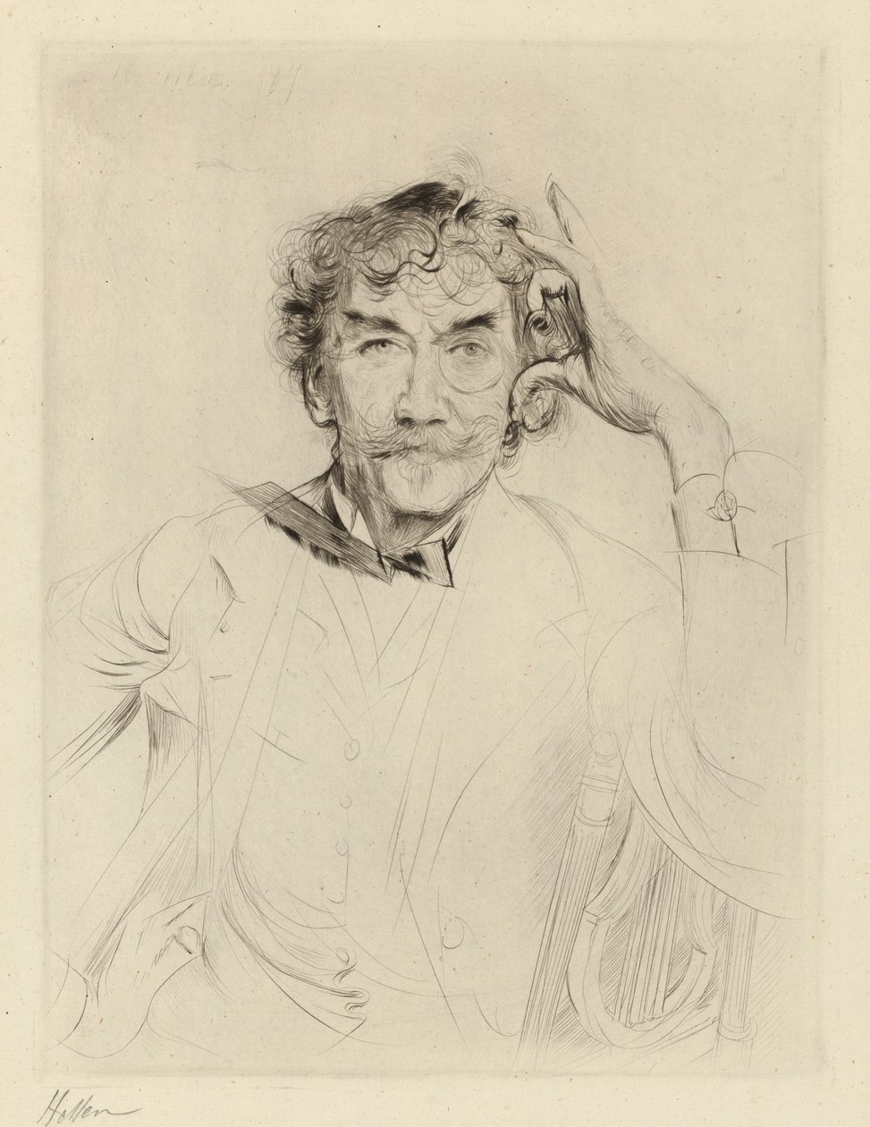 J. A. M. Whistler af Paul Cesar Helleu