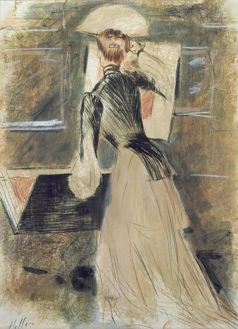 Madeleine Carlier af Paul Cesar Helleu