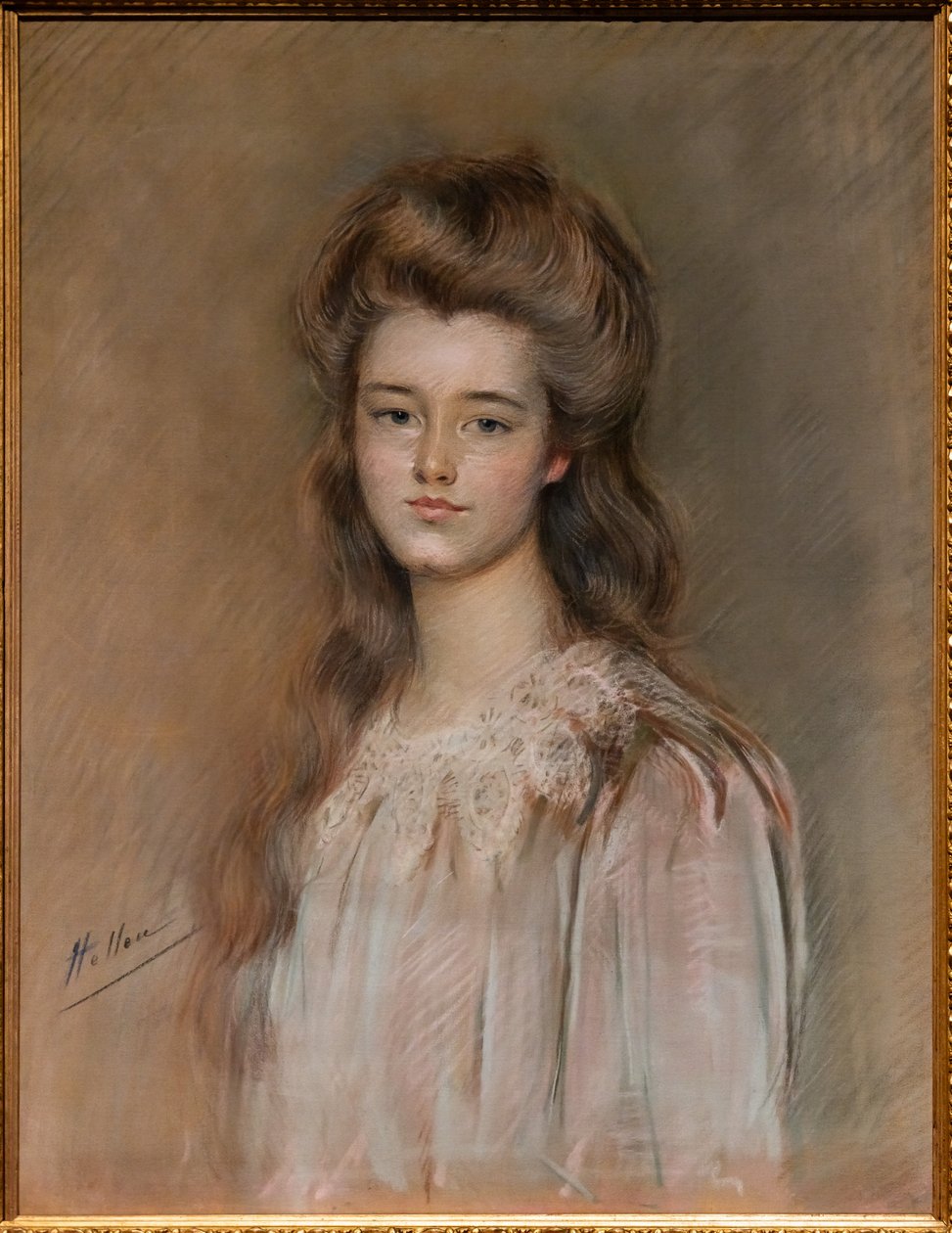 Portræt af Louise Alida Livingstone af Paul Cesar Helleu