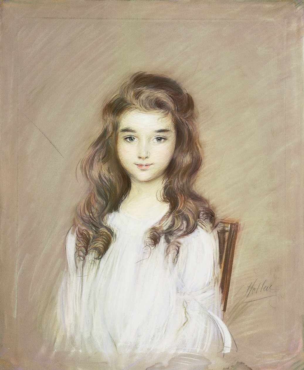 Marquisen af Elbes datter, ca. 1901 af Paul Cesar Helleu