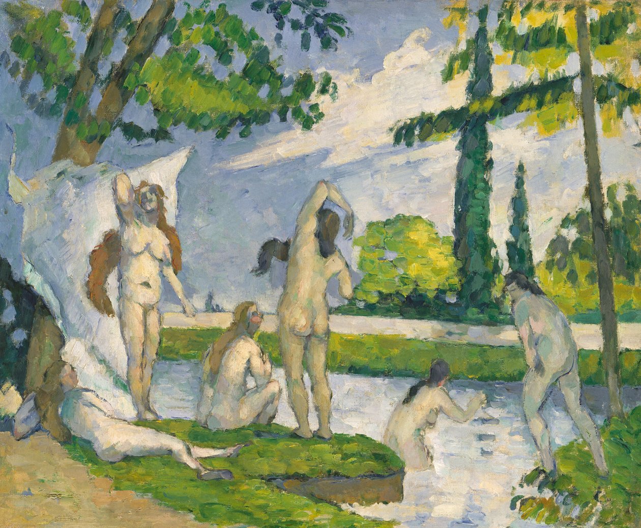 Badende af Paul Cézanne