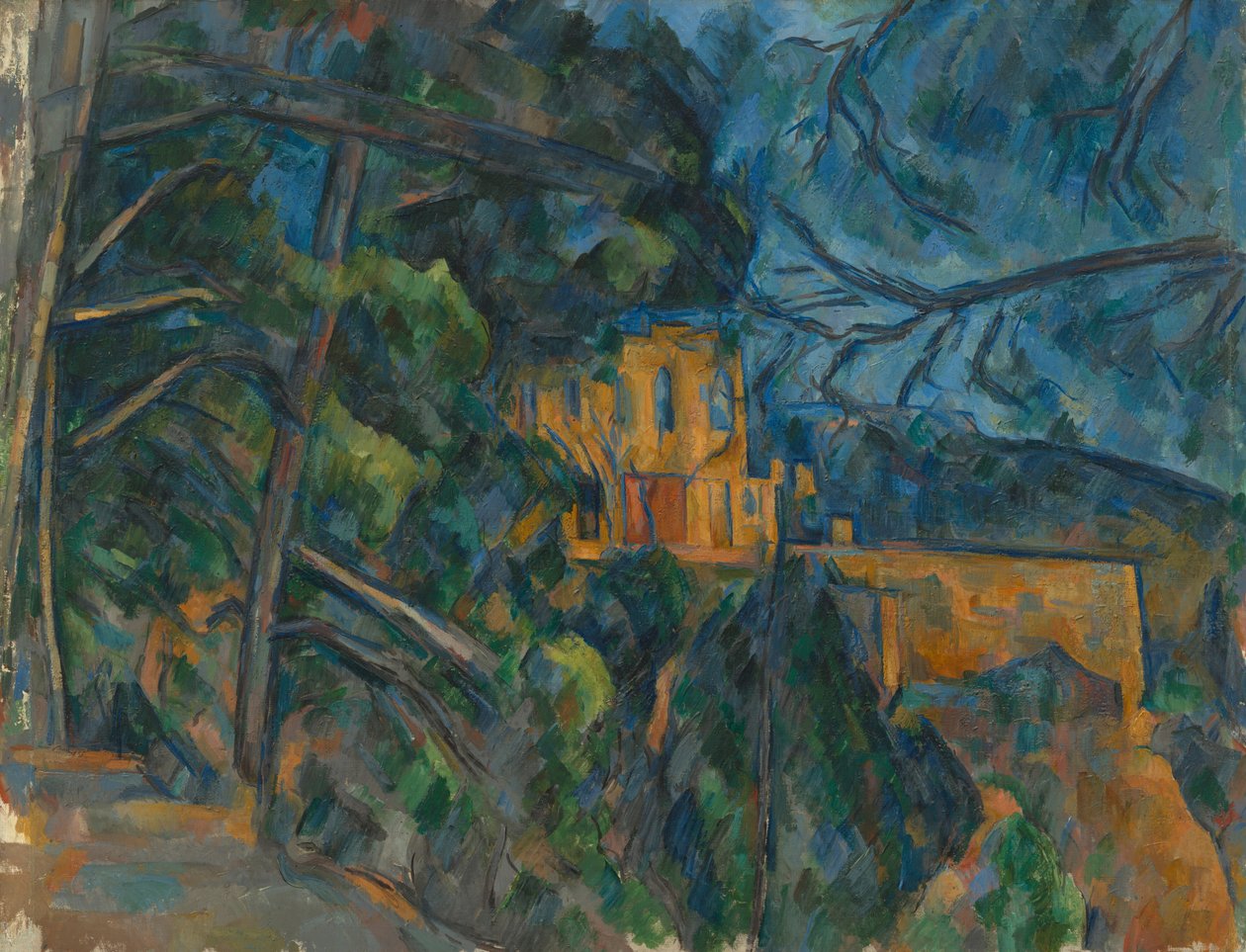 Château Noir af Paul Cézanne