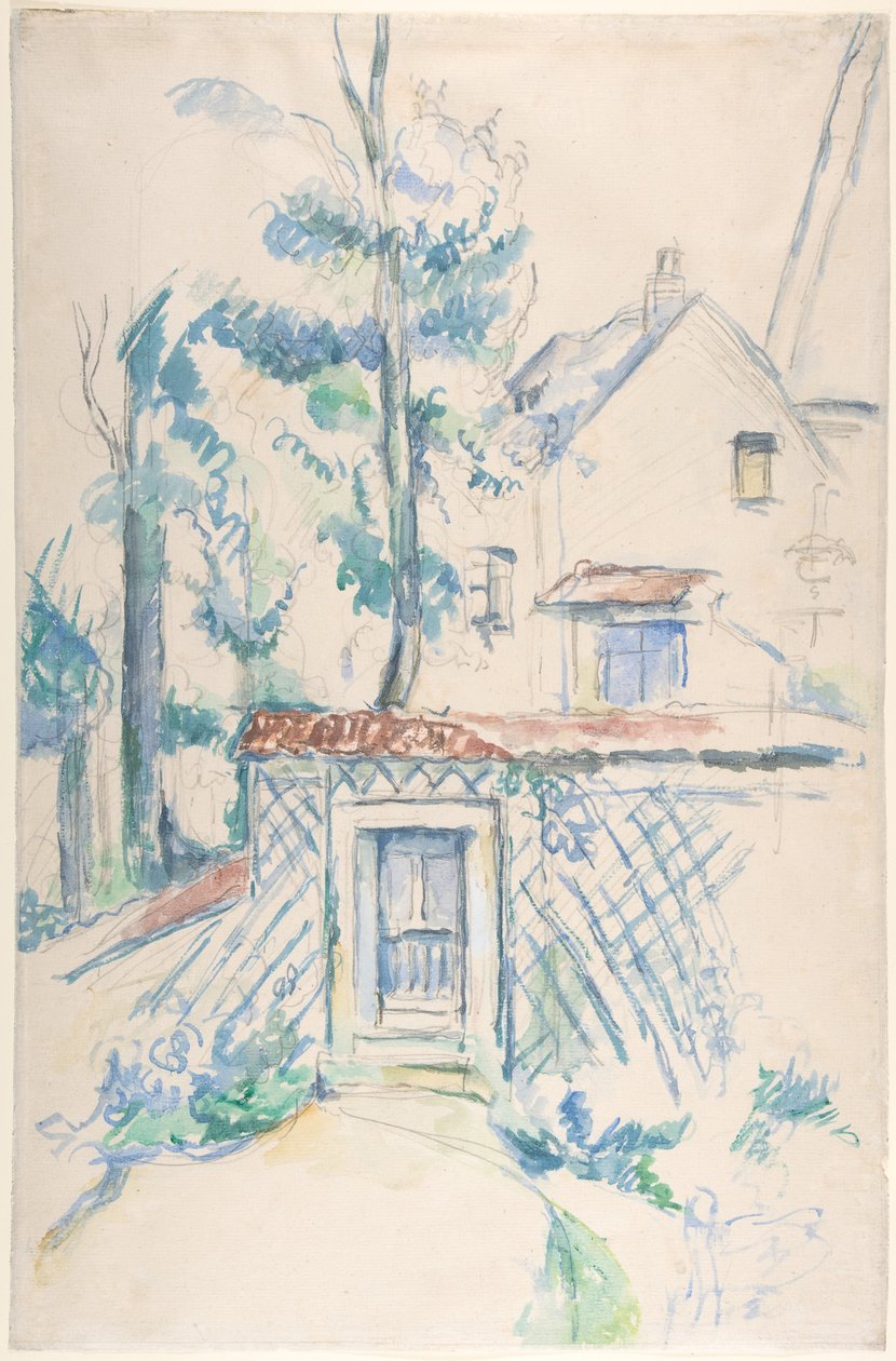 Indgang til en have af Paul Cézanne