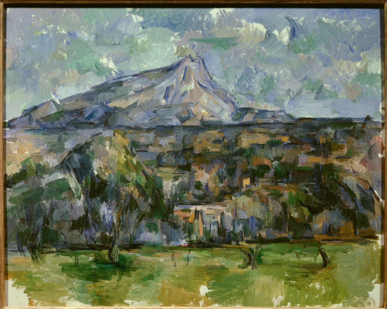 Hellige Sejrsbjerg. Maleri af Paul Cezanne (1839-1906) af Paul Cézanne