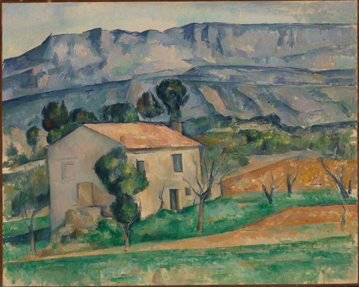 Hus i Provence af Paul Cézanne