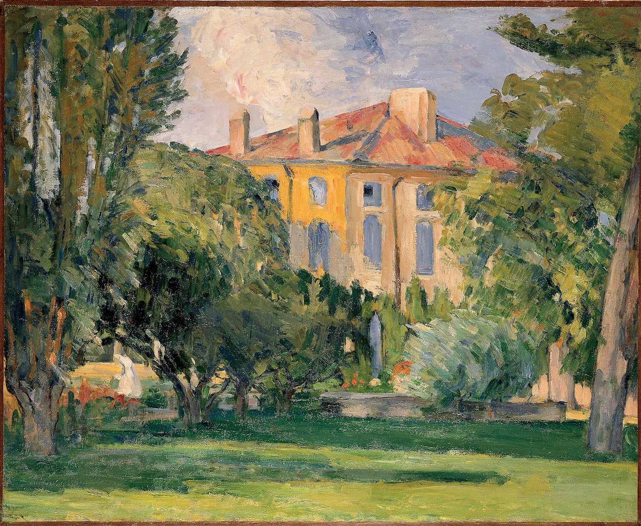 The House of Jas de Bouffan af Cezanne, Paul (1839-1906). Olie på lærred, størrelse: 59x71 af Paul Cézanne