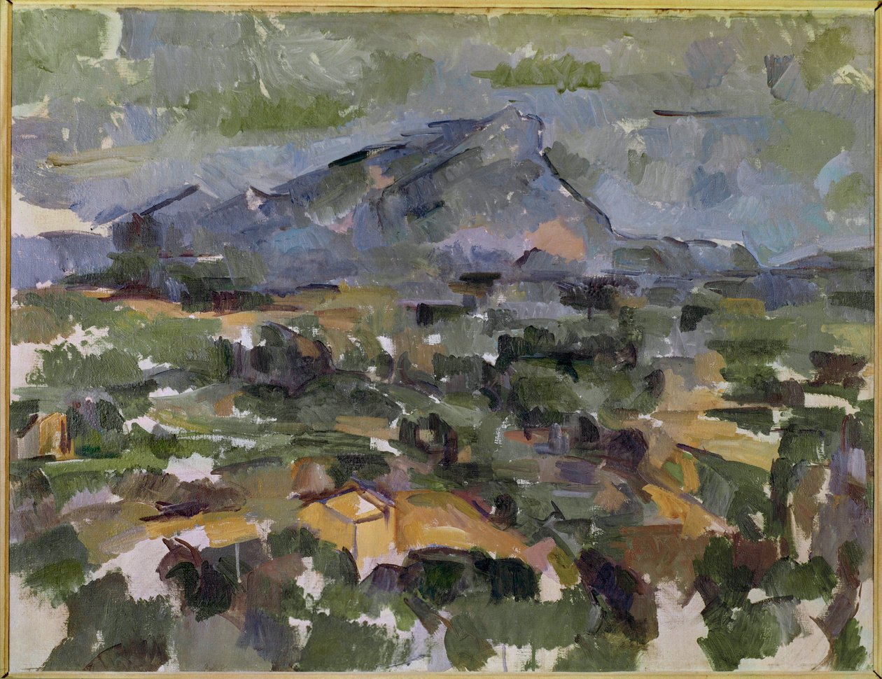 Sainte-Victoire-bjerget af Paul Cézanne
