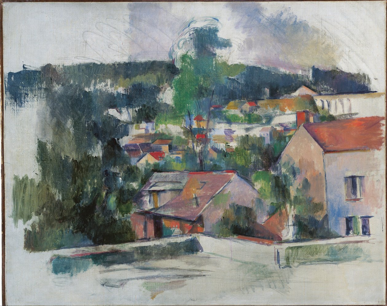 Landskab af Paul Cézanne