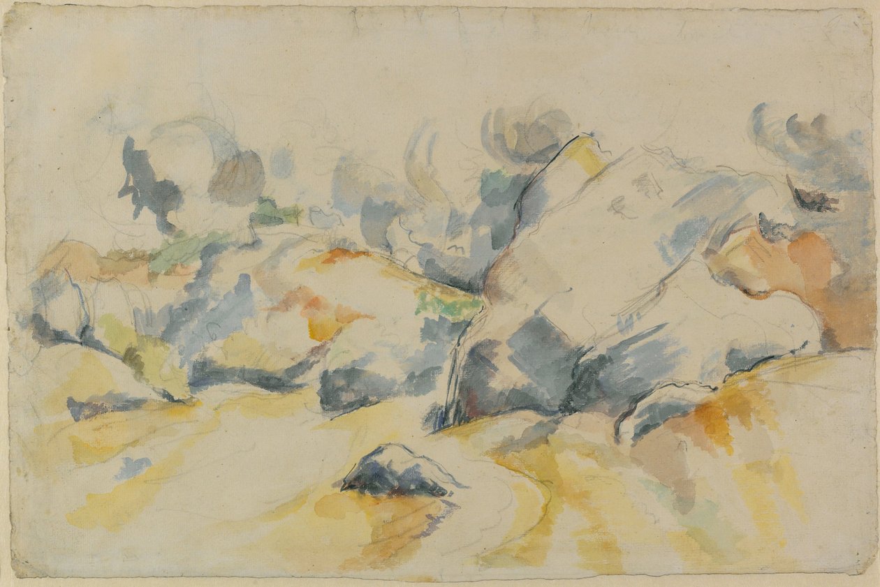 Landskab af Paul Cézanne