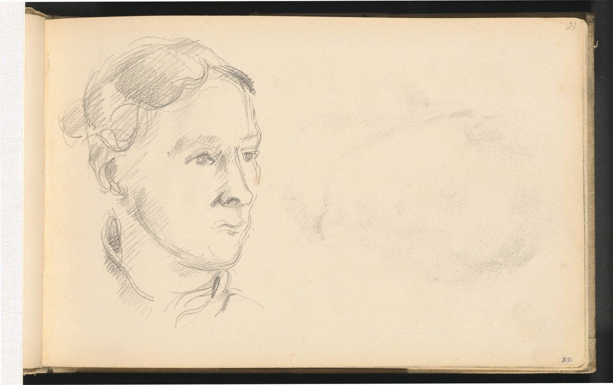 Madame Cézanne af Paul Cézanne