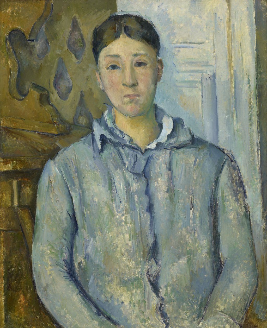 Madame Cezanne i blåt af Paul Cézanne