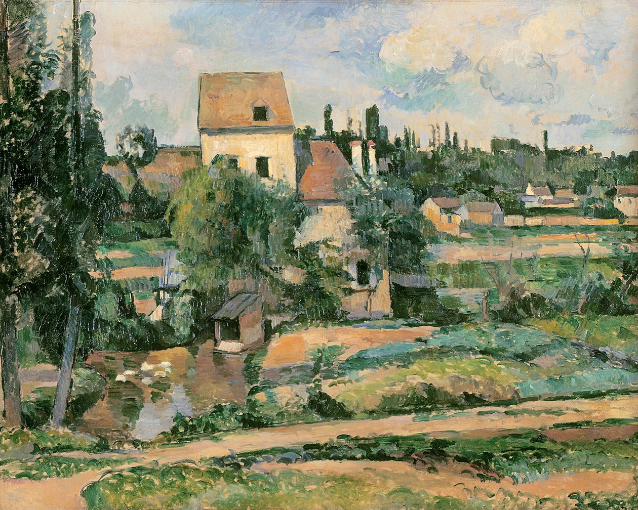 Moulin de la Couleuvre i Pontoise af Paul Cézanne