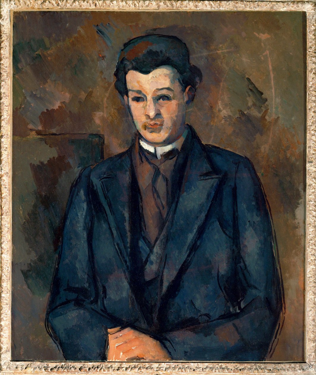 Portræt af maleren Alfred Hauge (maleri på lærred) af Paul Cezanne