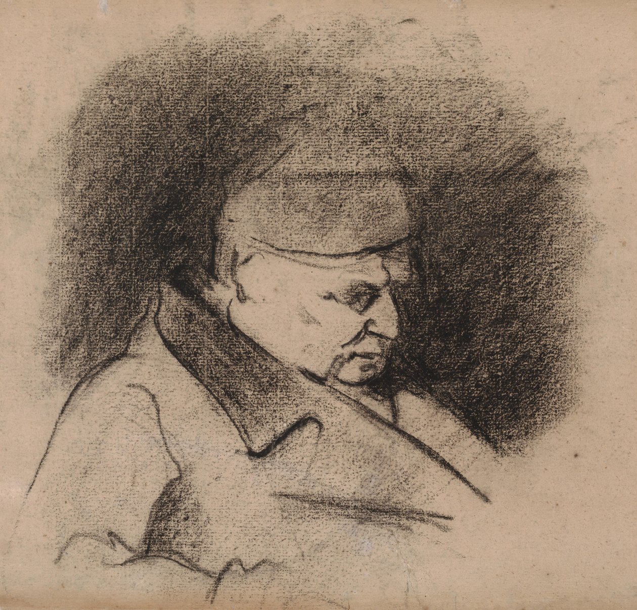 Portræt af kunstnerens far af Paul Cézanne