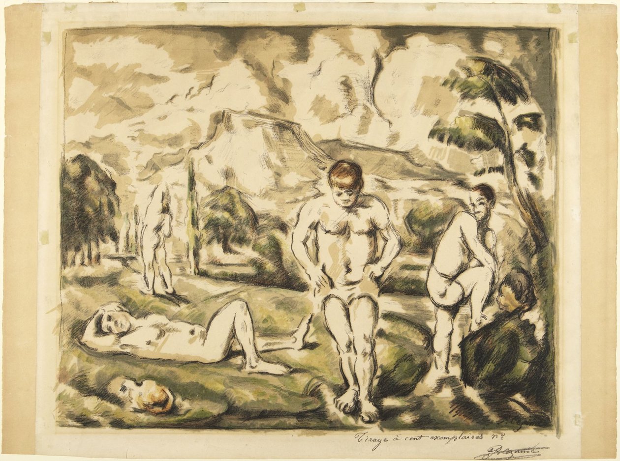 De badende af Paul Cézanne