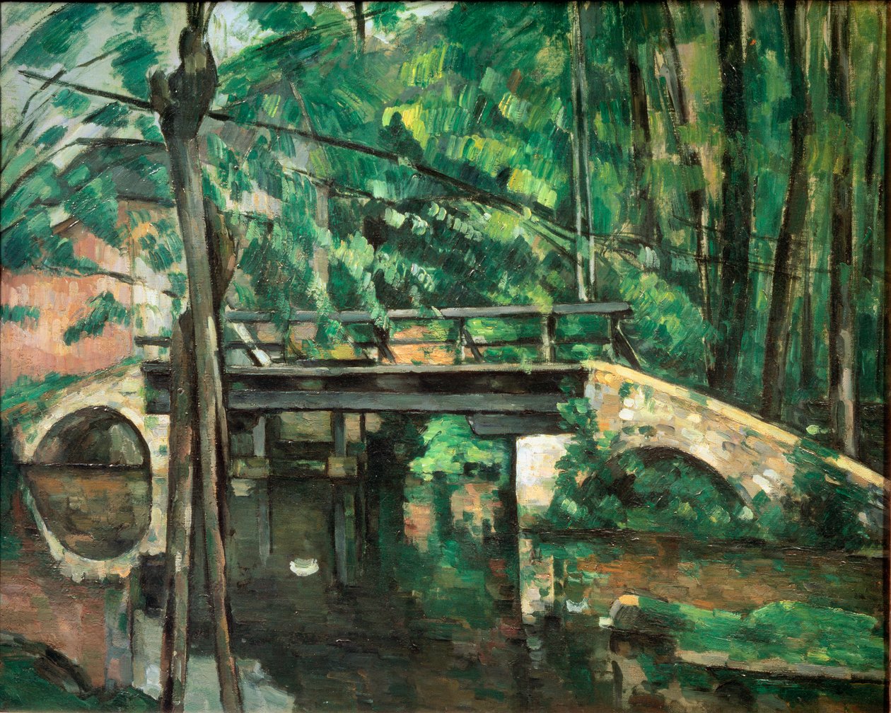 The Bridge at Maincy eller The Bridge at Mennecy, ca 1879 (olie på lærred) af Paul Cézanne