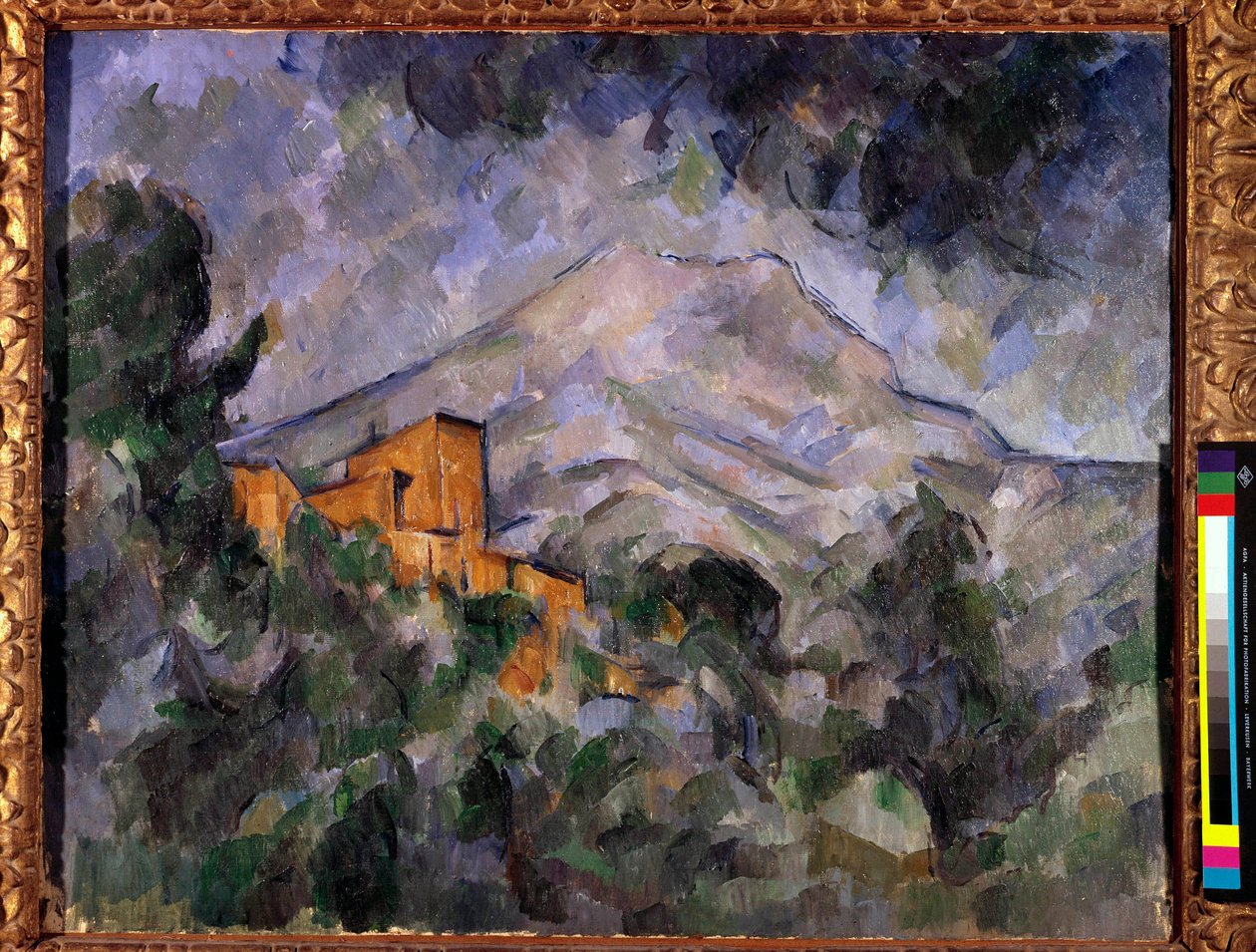 The Holy Mountain Victory and the Black Castle Maleri af Paul Cezanne (1839-1906) 1904-1906 Tokyo, Bridgestone Museum af Paul Cézanne