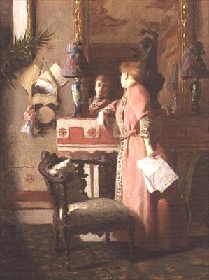 Et blik i spejlet af Paul Chabas